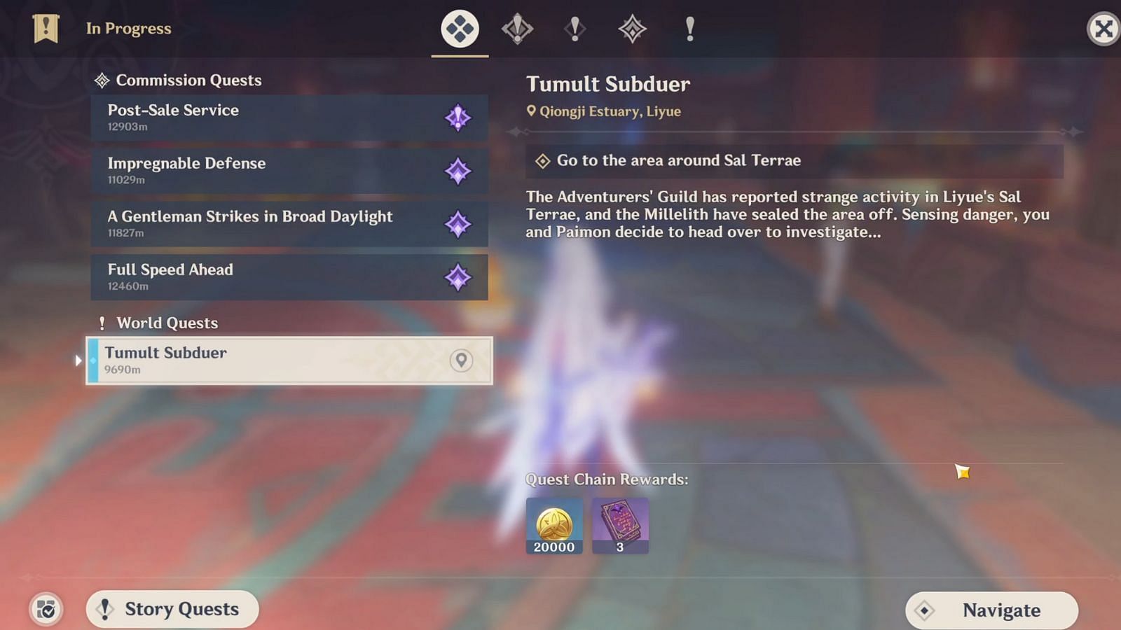 Complete the Tumult Subduer World Quest to unlock the new endgame mode (Image via HoYoverse)